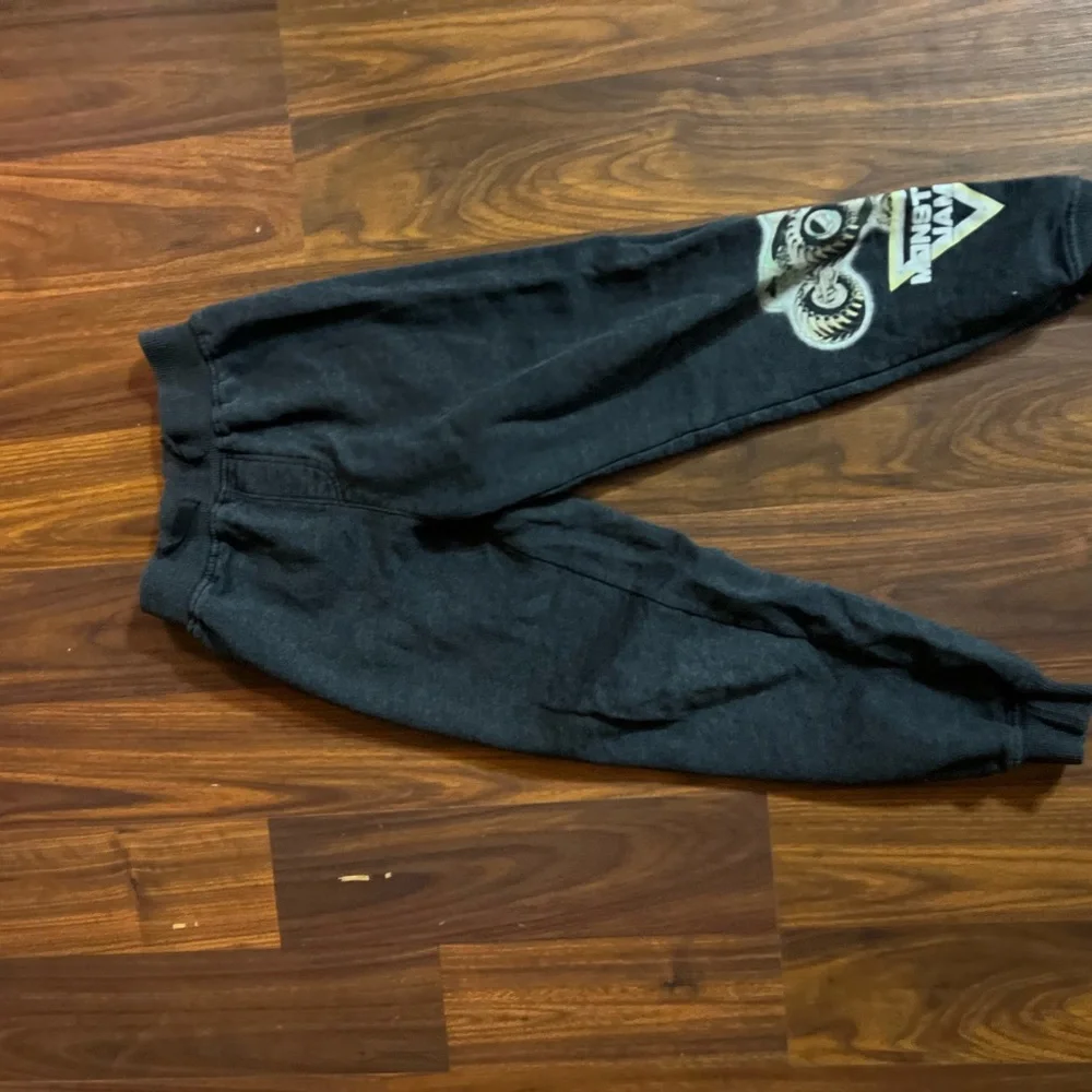 Kids Dark Gray 'World Tour' Monster Jam Hoodie & Jogger Matching Set